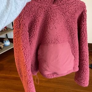 Zella fuzzy jacket. Pink!